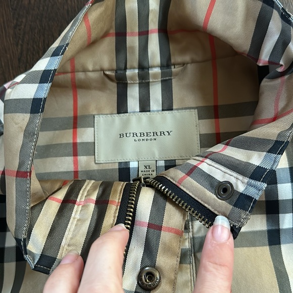 BURBERRY NOVA CHECK TRENCH RAINCOAT - Picture 2 of 4